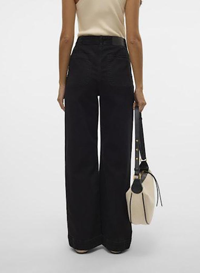 VERO MODA Vmkayla Hr Wide Pocket Jeans Mix  - Image 3