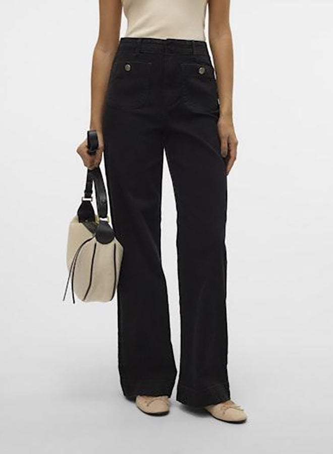 VERO MODA Vmkayla Hr Wide Pocket Jeans Mix  - Image 4