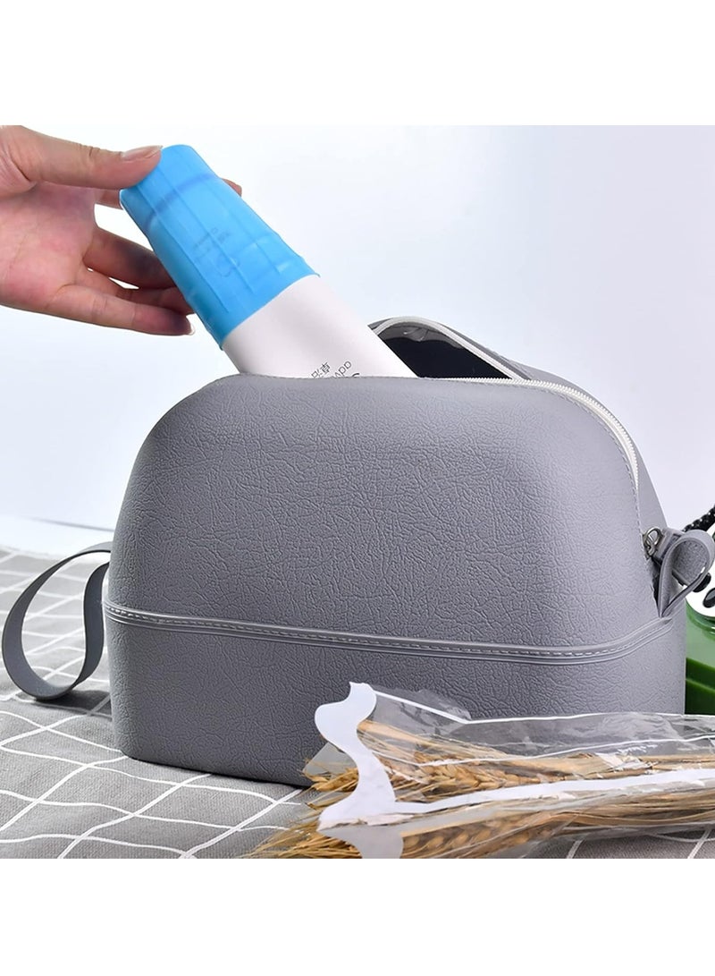 Oasisgalore 8PCS Leak Proof Sleeves for Travel Containers, Elastic and Reusable Silicone Covers for Toiletries  - Image 3