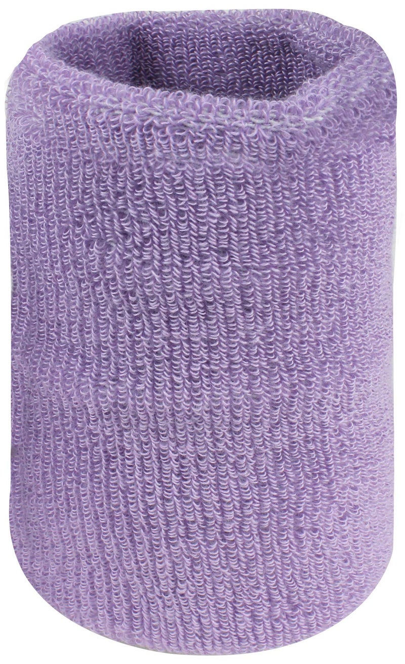 Neska Moda Unisex Purple Cotton Wrist Band-WB37 - Image 1