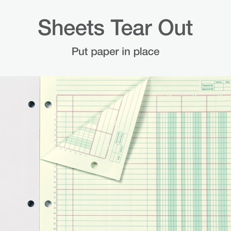 Adams Columnar Analysis Pad, 3 Column, 8 1/2 X 11, Single Page Format, 50 Sheets/pad (ACP85113) - Image 5