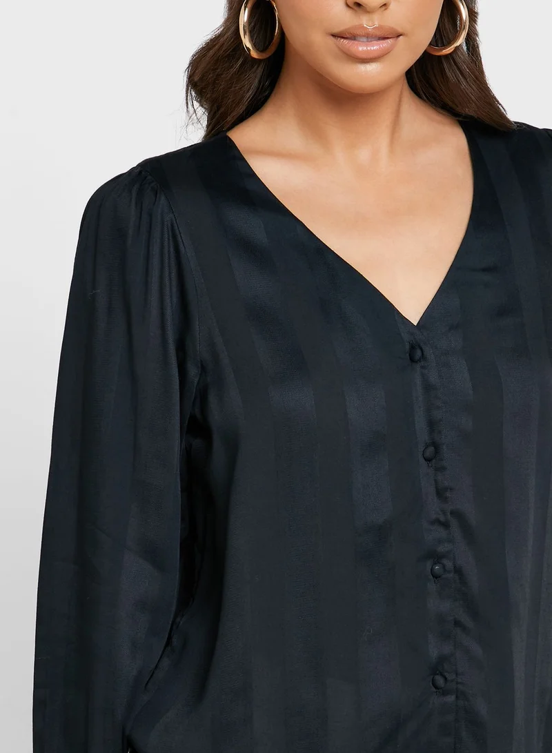 VERO MODA Button Down Striped Shirt