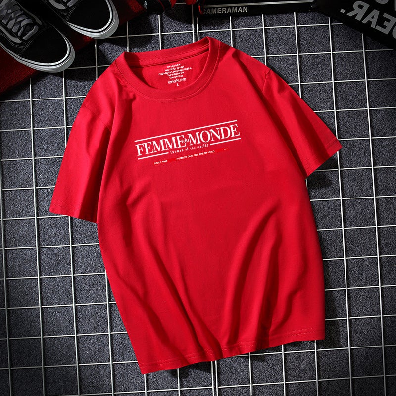 Factory Wholesale Quick Hand Summer Cotton Short Sleeve T-shirt Men's Loose Round Neck Half Sleeve T-shirt Men's Large Size T-shirt - Image 4