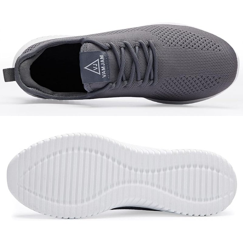 VAMJAM Men's Running Shoes Ultra Lightweight Breathable Walking Shoes Non Slip Athletic Fashion Sneakers Mesh Workout Casual Sports Shoes - Image 4