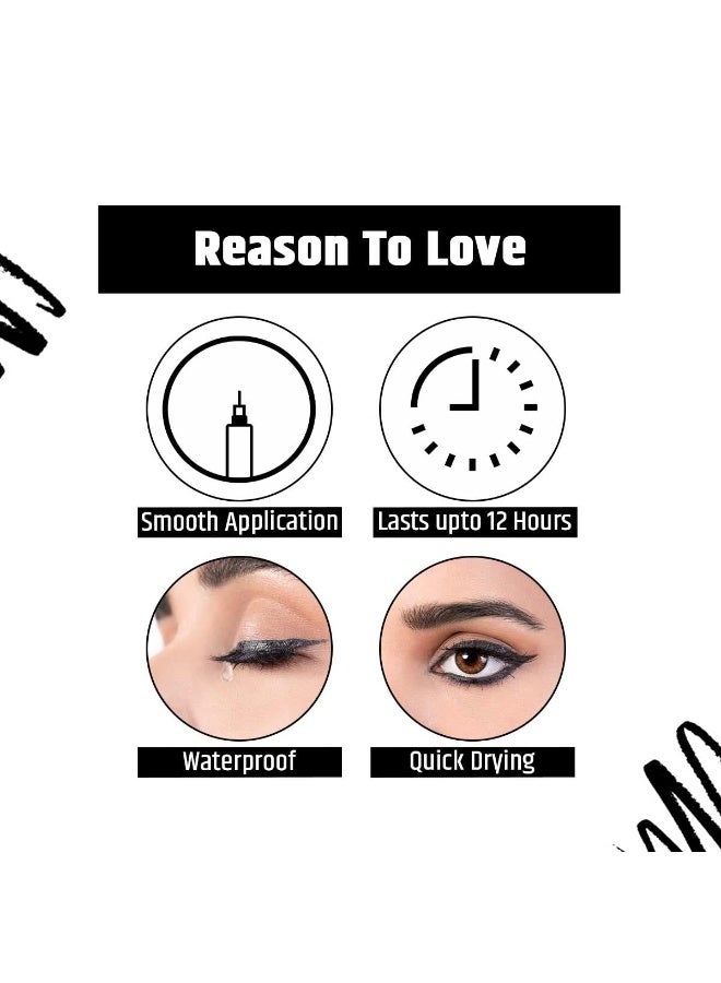 INSIGHT Liner Express Eye Pen - Black|Matte Finish|Quick Drying|Waterproof - 1.5g - Image 5