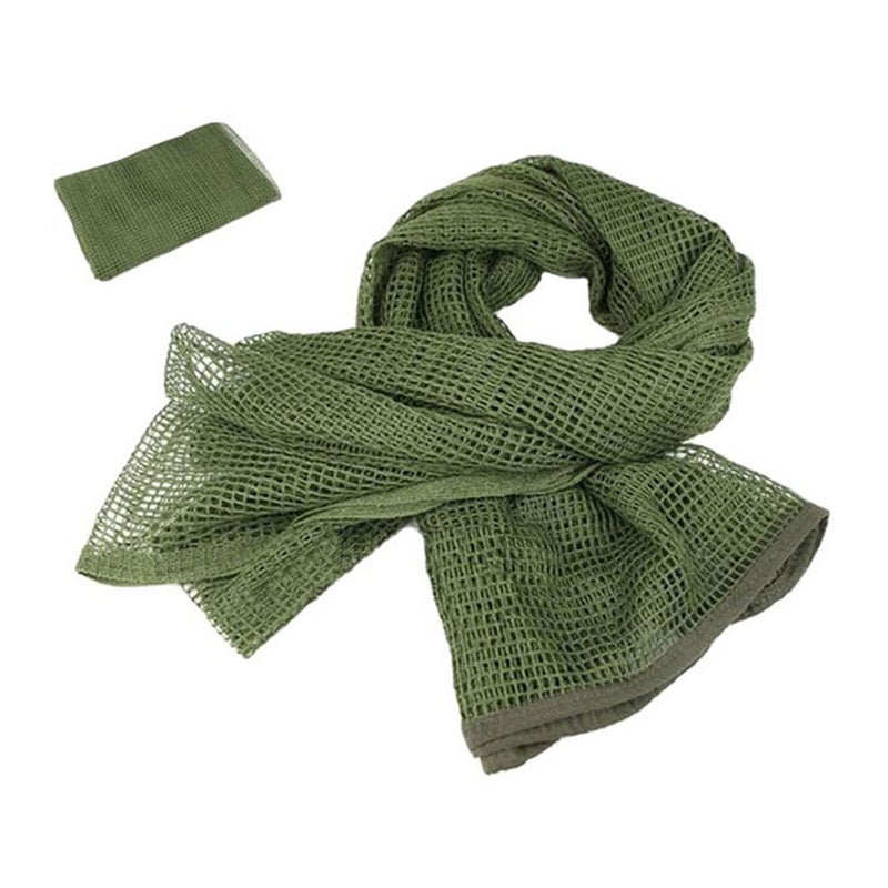 Veil Camo Scarf， Double Printing Tactical Camouflage Mesh Scarves for Hunting Sports& Other Outdoor Activities - Image 1