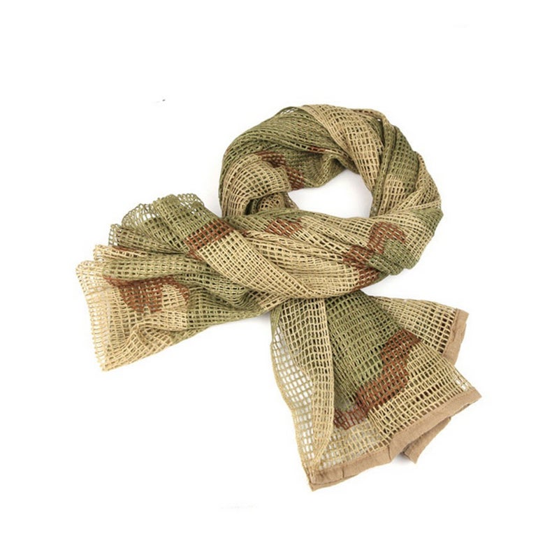 Veil Camo Scarf， Double Printing Tactical Camouflage Mesh Scarves for Hunting Sports& Other Outdoor Activities - Image 4