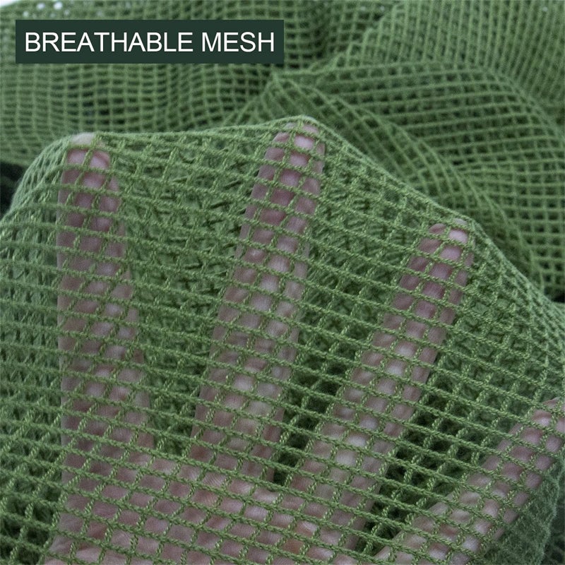 Veil Camo Scarf， Double Printing Tactical Camouflage Mesh Scarves for Hunting Sports& Other Outdoor Activities - Image 2