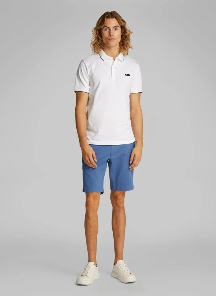 CALVIN KLEIN Slim Stretch Cotton Pique Polo