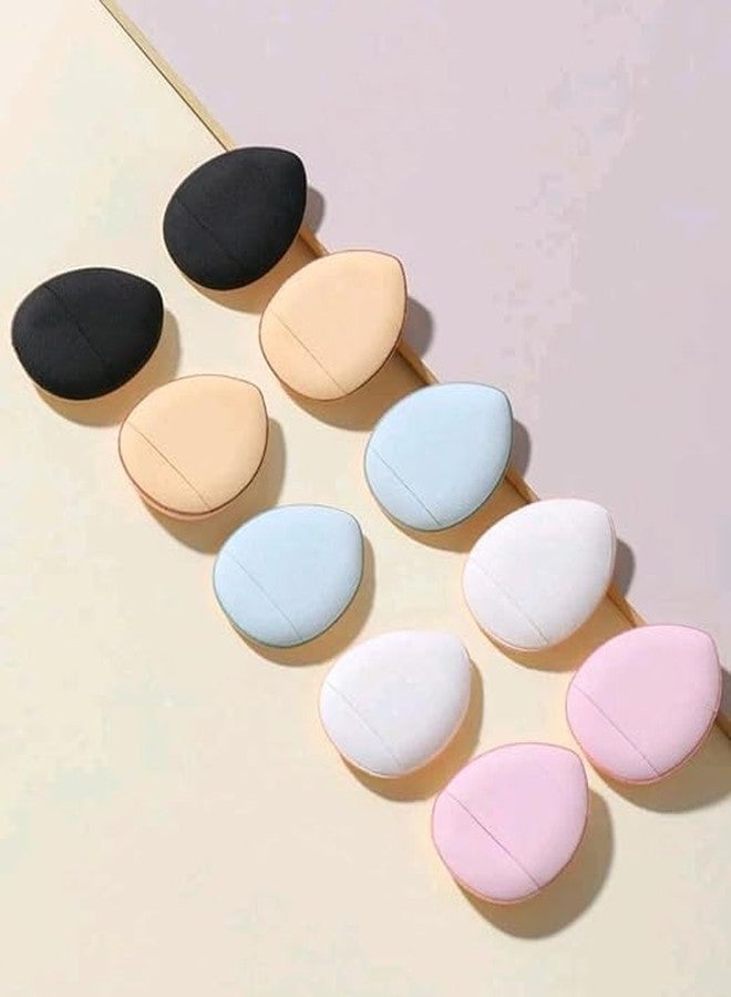 BANIRA Mini Finger Powder Puff Soft Makeup blender,Sponge -Multicolor (medium, 4pcs) - Image 5
