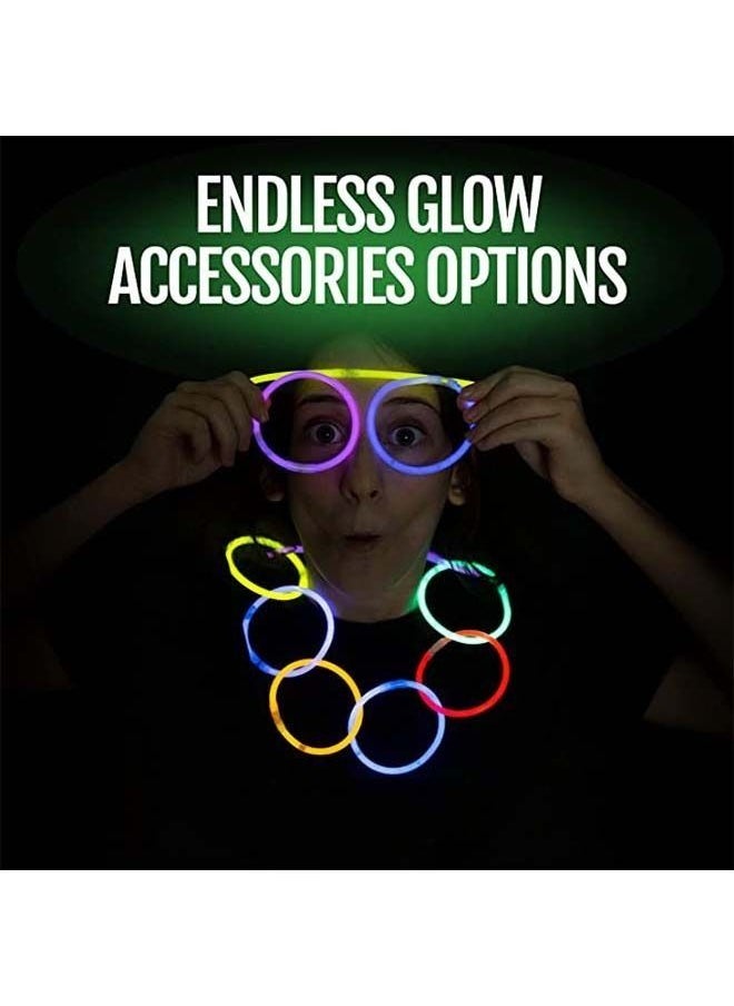 Generic - 100 Piece Flashing Party Glow Sticks Set With Connectors - Image 1