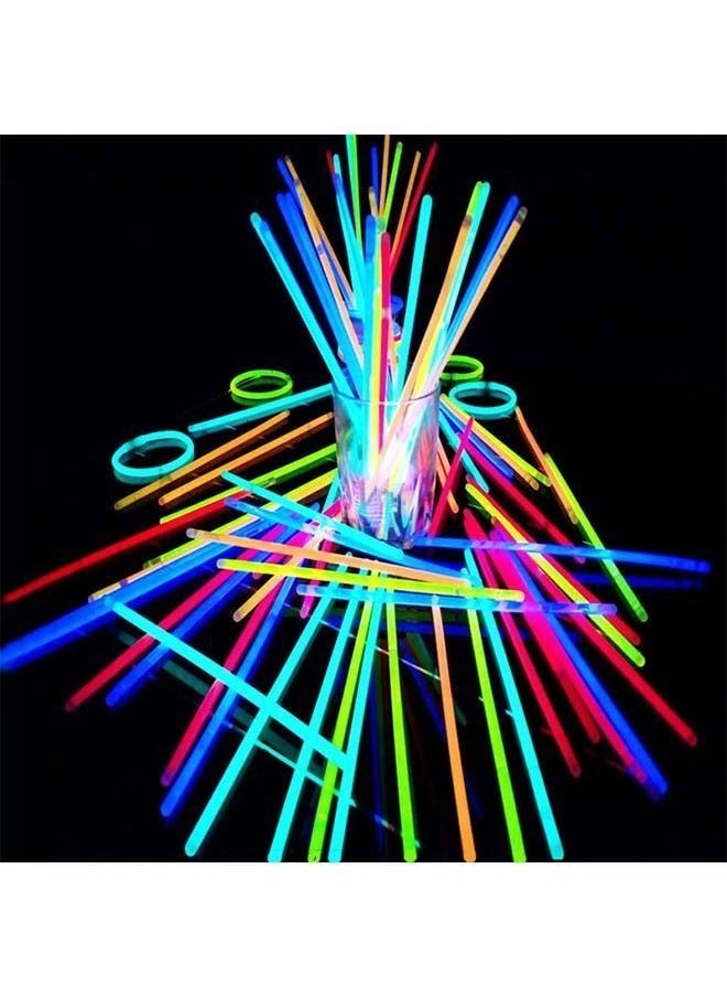Generic - 100 Piece Flashing Party Glow Sticks Set With Connectors - Image 1
