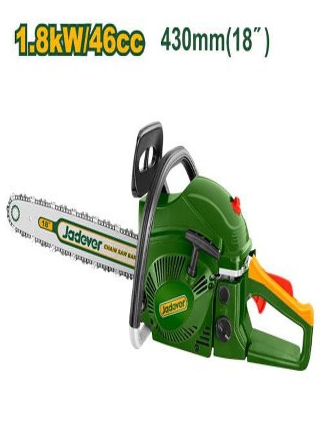 Jadever - Jadever Gasoline Chain Saw 46Cc 18 Inch Jdgc1552 - Image 1