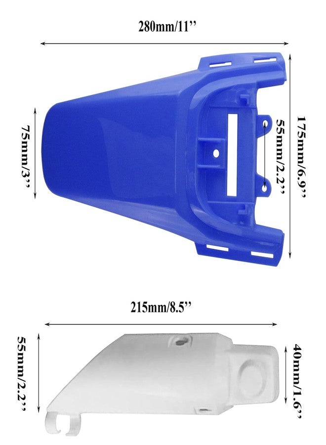 PRO BAT طقم واقيات بلاستيكية PRO BAT CRF50 + غطاء واقي شوكة التعليق، طقم واقيات هيكل XR50 للدراجات النارية CRF 50 و XR 50 و SDG و SSR 107 و 110 و 125 Pit Dirt Bike - Image 2