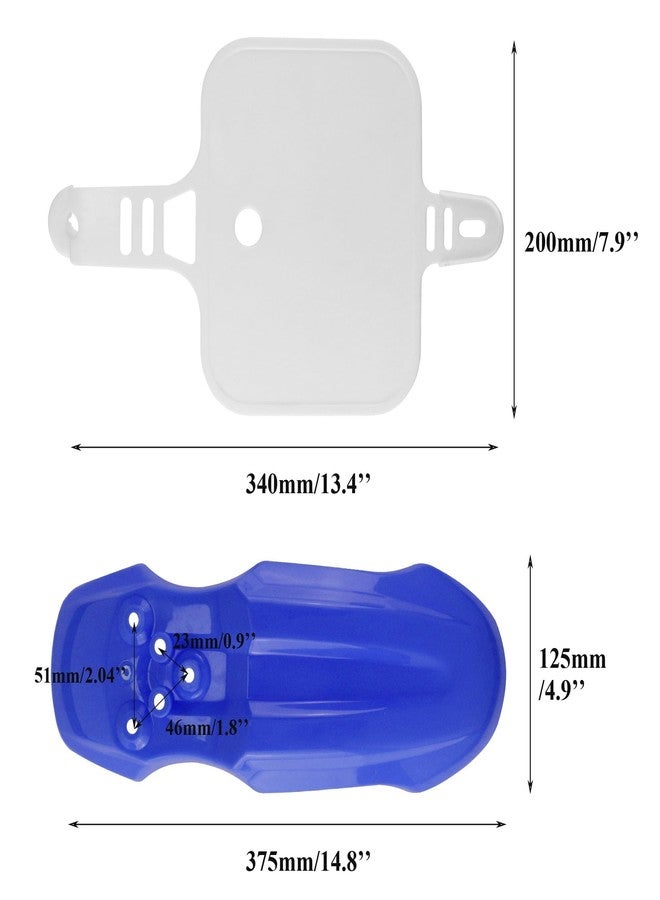 PRO BAT طقم واقيات بلاستيكية PRO BAT CRF50 + غطاء واقي شوكة التعليق، طقم واقيات هيكل XR50 للدراجات النارية CRF 50 و XR 50 و SDG و SSR 107 و 110 و 125 Pit Dirt Bike - Image 4