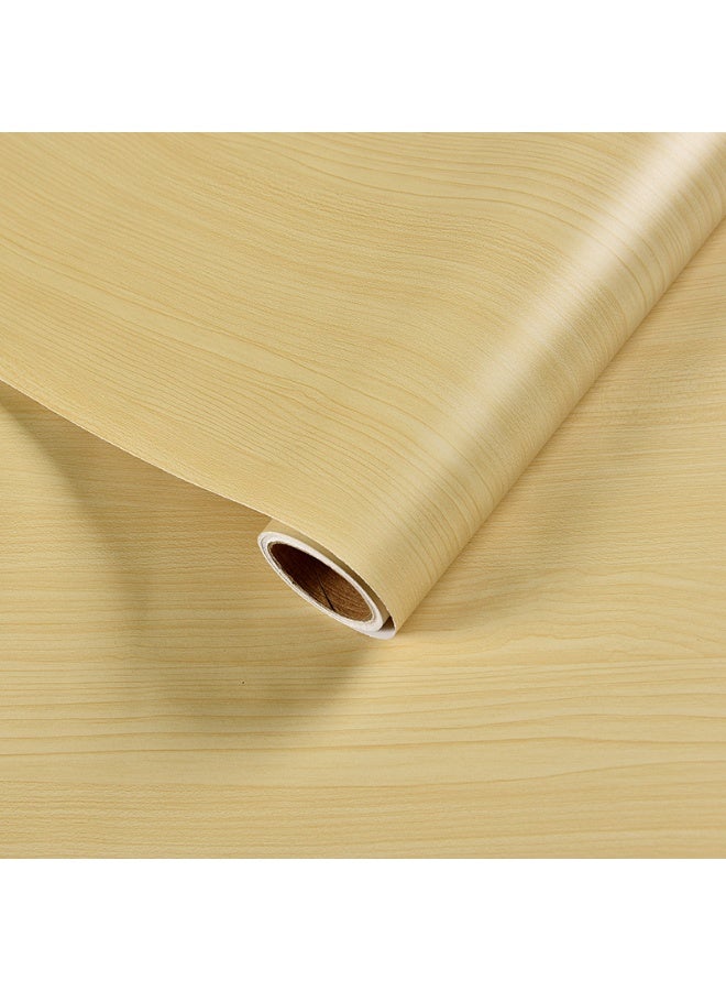 Anna 40cm x 10m Waterproof, Moisture-Proof, Oil-Proof Faux Wood Grain Self-Adhesive Wallpaper for Home Renovation - Image 1
