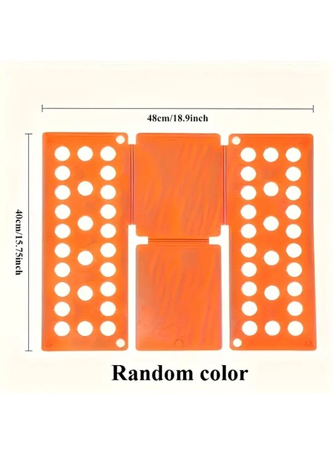Lazy Folding Board Space Saving Creative Design Durable Plastic Random Color For Small Clothes - Image 1