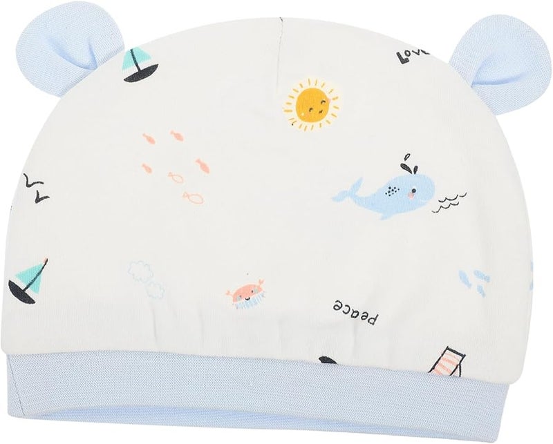 Soft Cotton Baby Hat For Newborns Toddlers Boys Girls Warm Sleeping Cap - Image 1