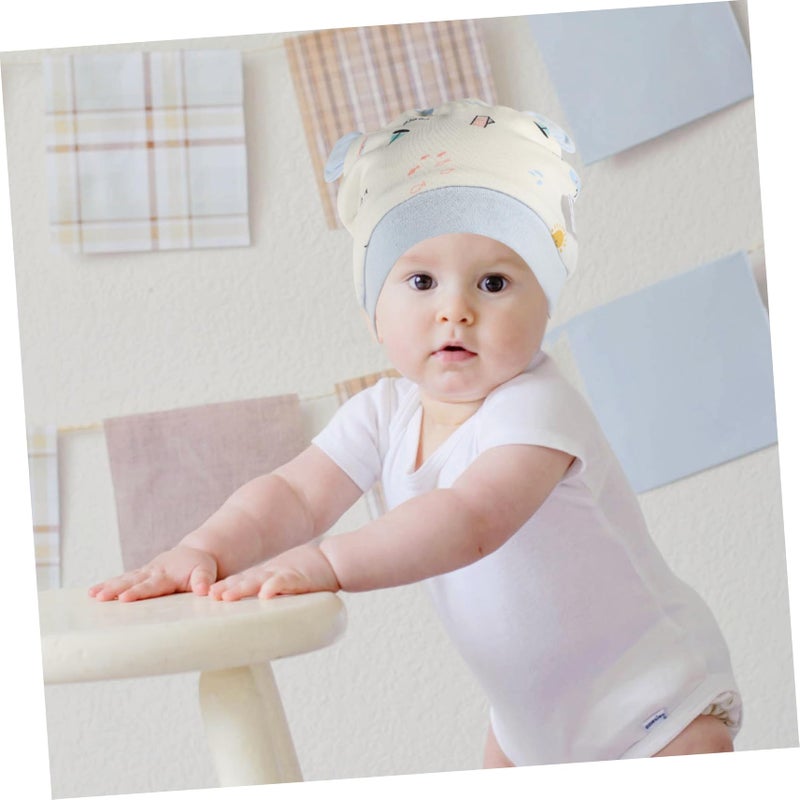 Soft Cotton Baby Hat For Newborns Toddlers Boys Girls Warm Sleeping Cap - Image 5