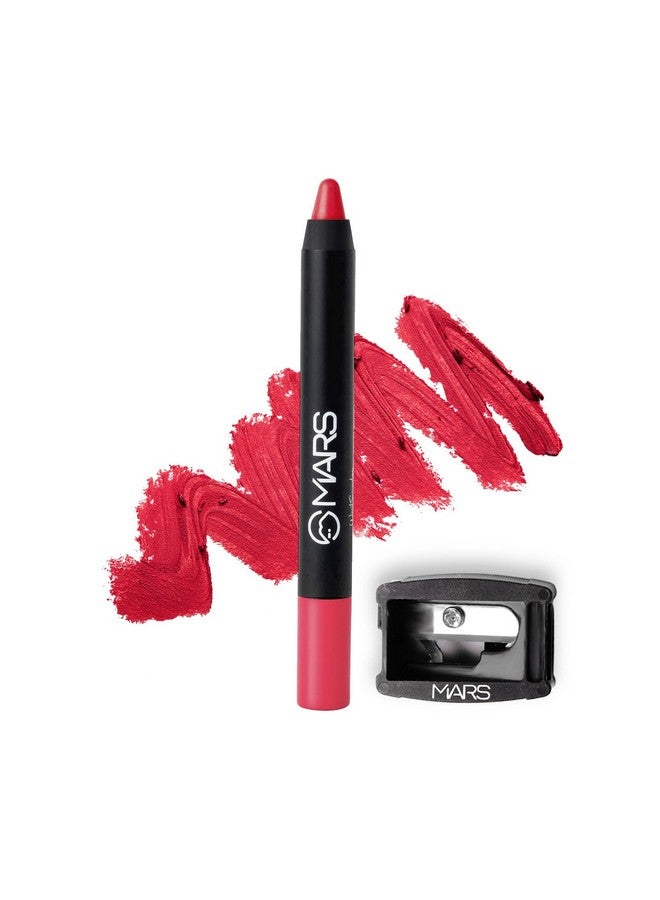 مارس أحمر شفاه MARS طويل الأمد يدوم حتى 12 ساعة | لمسة نهائية غير لامعة | مقاوم للماء | لا يتلطخ ولا يتزحزح من لونه (3.5 جم) (17-I Am Wise) - Image 1