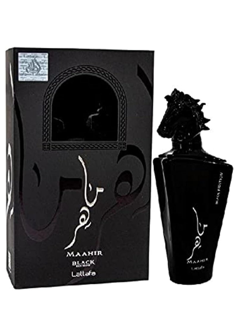 لطافة ماهير بلاك او دي بارفان 100 مل - Image 1