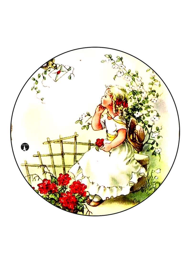 RKN Girl Printed Mouse Pad  Multicolour