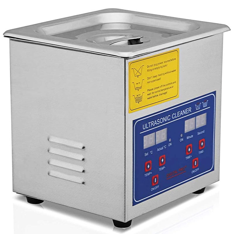 Mmobiel MMOBIEL Professional Ultrasonic Cleaner, Digital Jewelry Wash with Heating and Adjustable Timer 0-30 Minutes for Jewelry, Glasses, Dentist Tools, Lab Tools - Capacity 2L  - Image 1