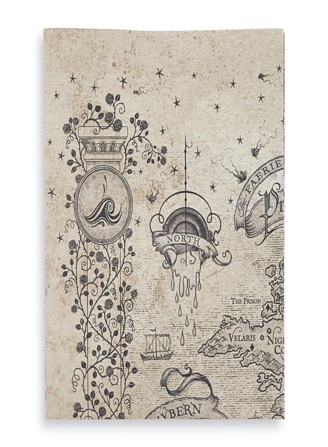 ConQuest Journals A Court of Thorns and Roses Prythian World Map, Authentic Parchment-Style Paper, Double-Sided ACOTAR Artwork, Folded Print, 16'' x 20'', Officially Licensed Sarah J. Maas Collection - Image 5