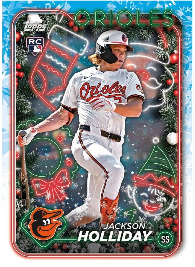 Topps Topps 2024 Holiday Baseball Factory Sealed Mega Box - Baseball Wax Packs  - Image 3