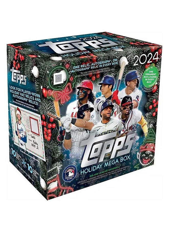Topps Topps 2024 Holiday Baseball Factory Sealed Mega Box - Baseball Wax Packs  - Image 1