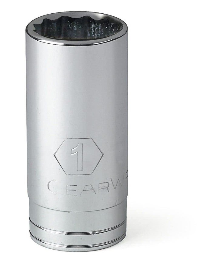 GEARWRENCH 1/2" Drive Deep SAE Socket 1", 12 Point - 80795 - Image 2
