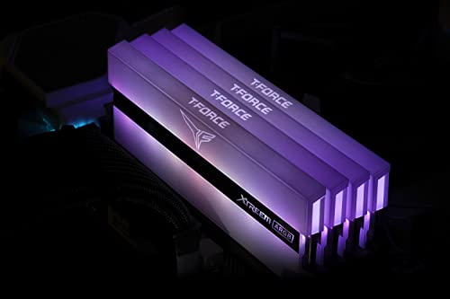 TEAMGROUP T-Force XTREEM ARGB 3600MHz CL18 16GB (2x8GB) PC4-28800 Dual Channel DDR4 DRAM Desktop Gaming Memory Ram (White) - TF13D416G3600HC18JDC01 - Image 5