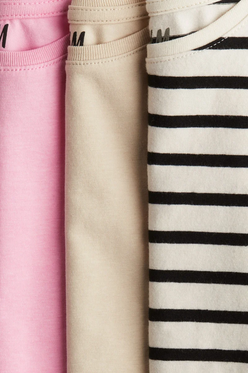 H&M 3-pack long-sleeved tops