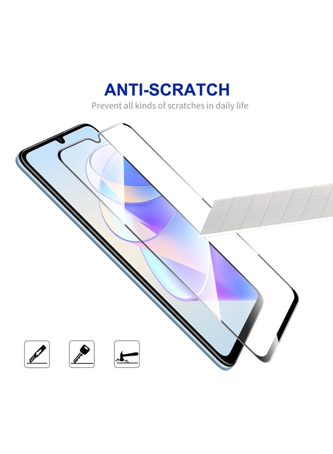 Green Tiger Honor X7A 4G Global 2pcs ENKAY Hat Prince Full Glue 0.26mm 9H 2.5D Tempered Glass Full Film - Image 5