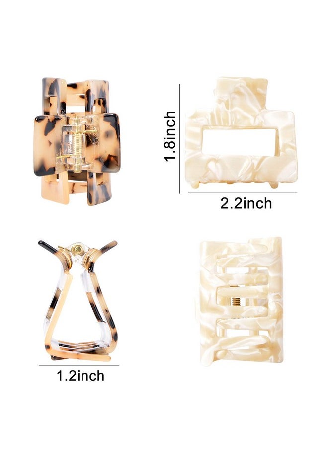 Aileam - Tortoise Shell Ponytail Cuffs Elastic Hair Band Hair Tie Leopard French Design Hair Band Headwear for Women Girls,Pack of 3 - Image 1