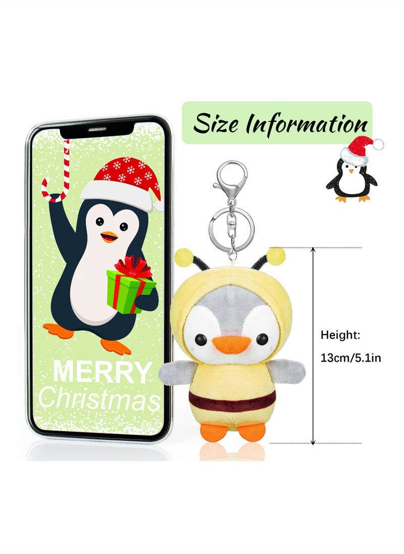 Generic - Adorable Mini Penguin Keychains - Set of 2 Stuffed Plush Penguins, 5-Inch Cute Animal Keychains for Backpacks, Kids' Birthday Party Favors and Accessories. - Image 1