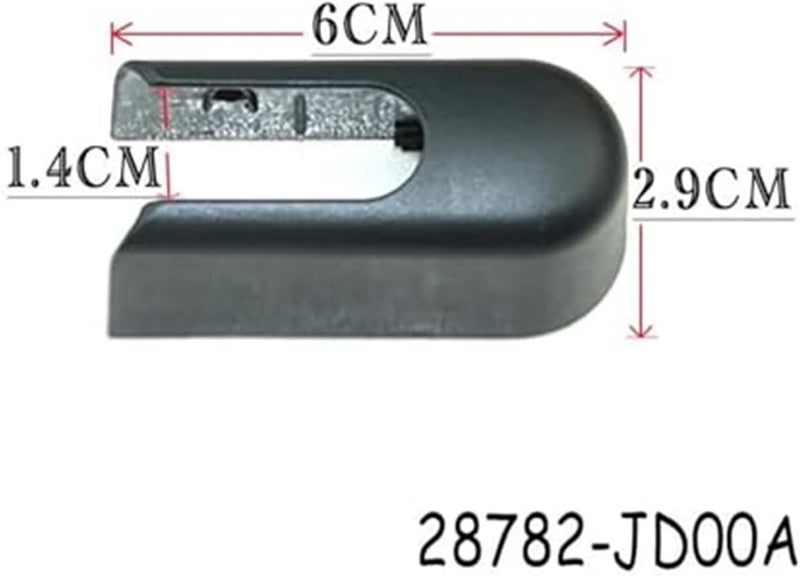QASULER Rear Wiper Arm Nut Cap Cover for Nissan - Image 5