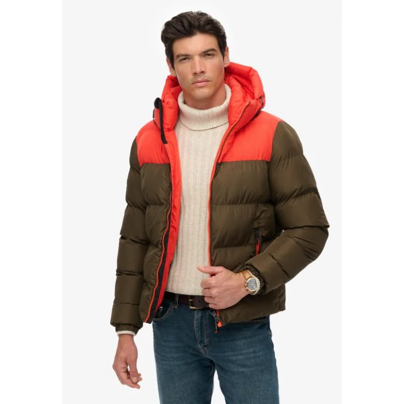 Superdry  Colourblock Hooded Puffer Jacket for Men | Best Price UAE