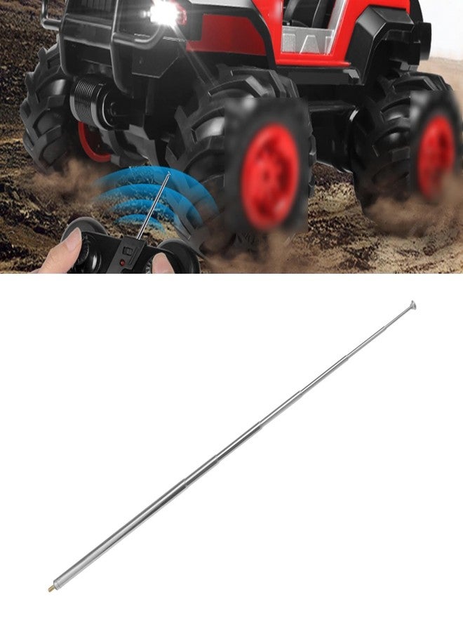 Micro Traders 2PCS M3 Thread 7 Sections Telescopic Antenna for AM FM Radio Radio TV RC Car Aircraft Controller Replacement Remote Control Accessory Stretched Length 730mm - Image 3