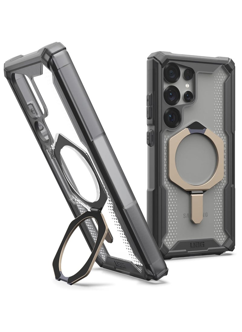 Urban Armor Gear - UAG Plasma XTE MagSafe for Samsung Galaxy S25 ULTRA Case Cover [20 Feet Drop tested] with Kickstand - Ash | Titanium - Image 1