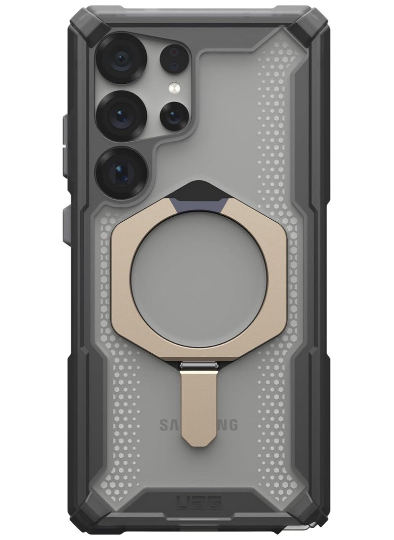 Urban Armor Gear - UAG Plasma XTE MagSafe for Samsung Galaxy S25 ULTRA Case Cover [20 Feet Drop tested] with Kickstand - Ash | Titanium - Image 1
