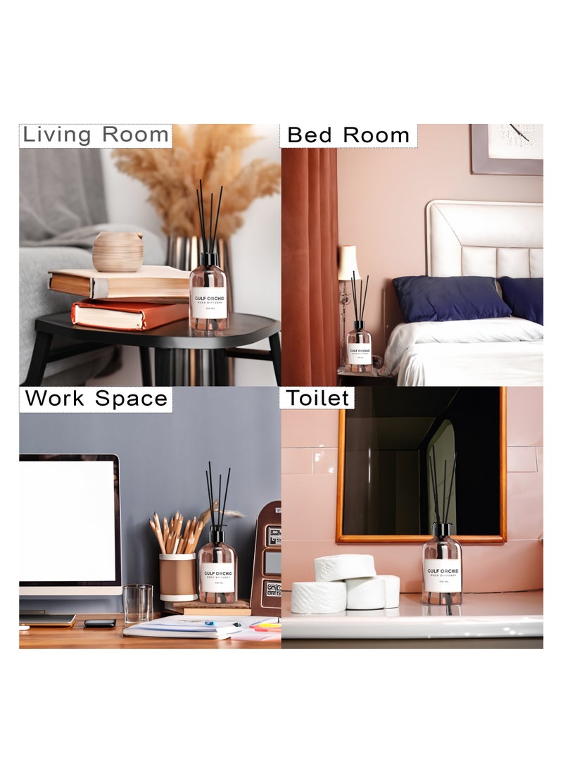 Gulf Orchid - Home And Office Fragrance Set | Room Spray 500 ml | Reed Diffuser 110 ml (ROSE) - Image 1