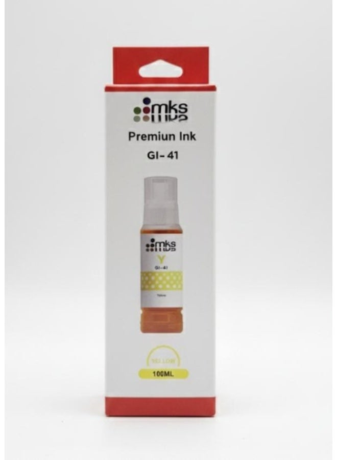 MKS Premium Ink GI-41 Printer Ink Cartridge: Capacity: 100 ml