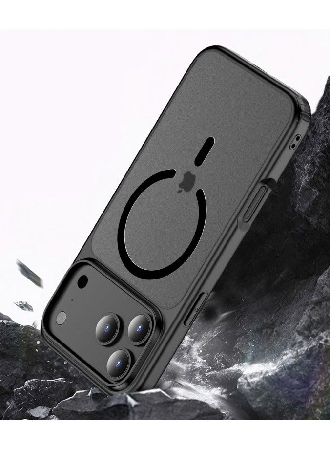 general Case for iPhone 17 Pro , Phone Case Slim Black Translucent Matte Shockproof Phone Cover with Camera Control  Full-Body Protection - Image 5