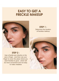 Handaiyan HANDAIYAN Freckle Pen 4 Colors Available, Natural Lifelike Freckle Makeup Pen, Waterproof Long Lasting Quick Dry Natural Makeup (1)  - Image 4
