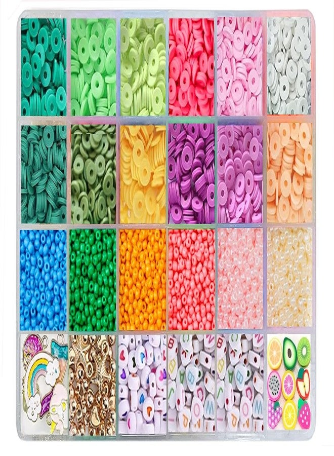 curve creation Bracelet Making Set | Jewellery Making Kit | Beading Kit with Beads | Friendship Bracelet Kit with Pendants, Crystal Star Flower Hair Set for DIY Jewelry Crafts (Multicolor Small) - Image 2