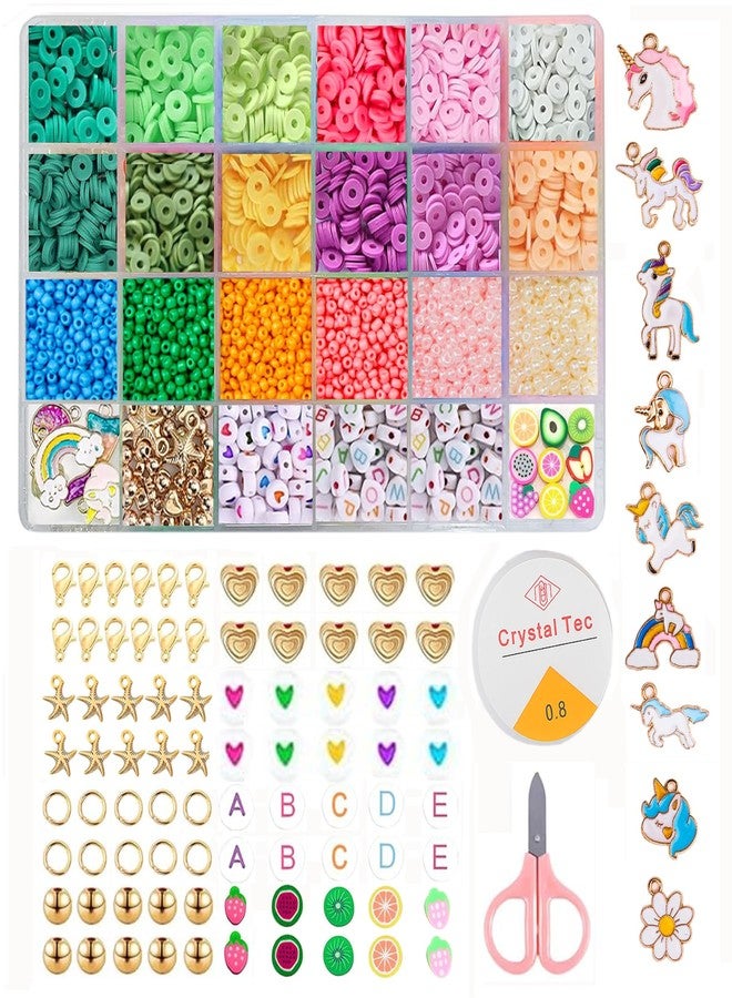 curve creation Bracelet Making Set | Jewellery Making Kit | Beading Kit with Beads | Friendship Bracelet Kit with Pendants, Crystal Star Flower Hair Set for DIY Jewelry Crafts (Multicolor Small) - Image 1