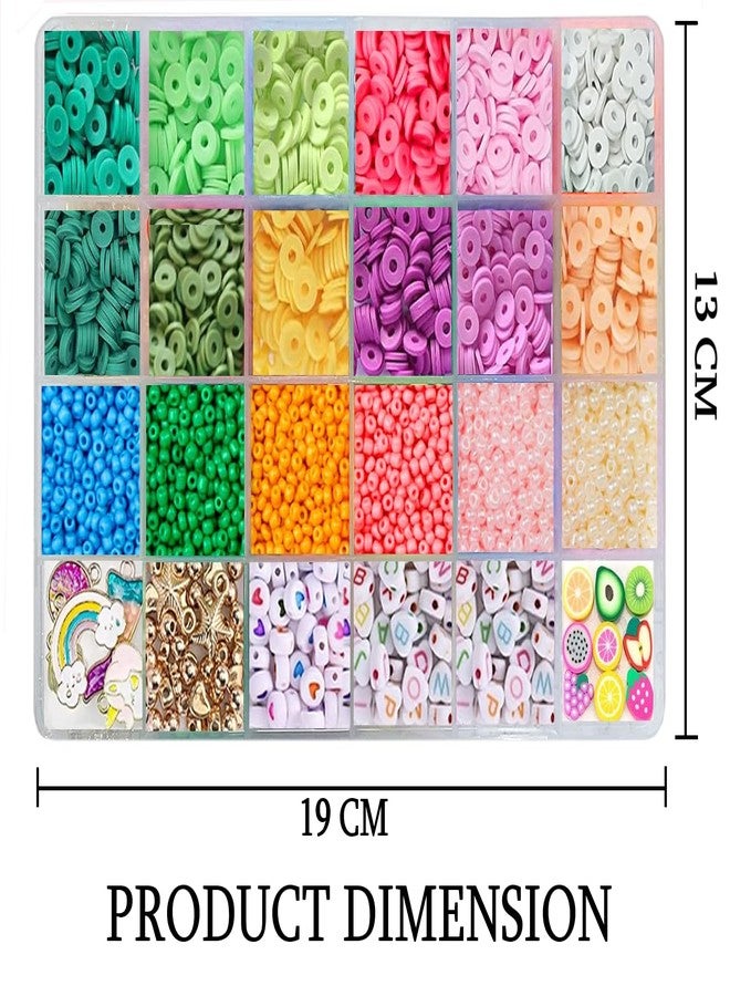 curve creation Bracelet Making Set | Jewellery Making Kit | Beading Kit with Beads | Friendship Bracelet Kit with Pendants, Crystal Star Flower Hair Set for DIY Jewelry Crafts (Multicolor Small) - Image 3