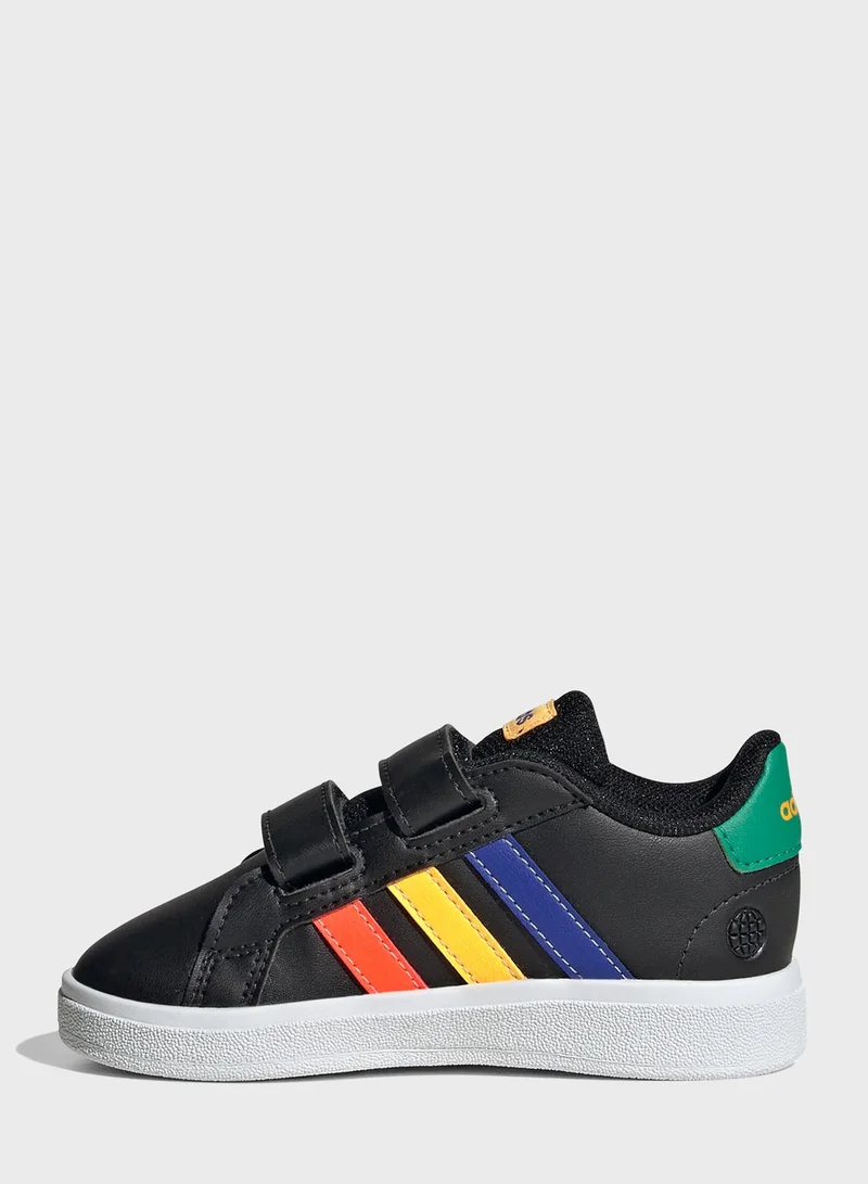 Adidas Grand Court Lifestyle Hook And Loop Shoes
