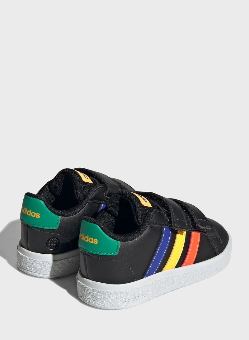 Adidas Grand Court Lifestyle Hook And Loop Shoes